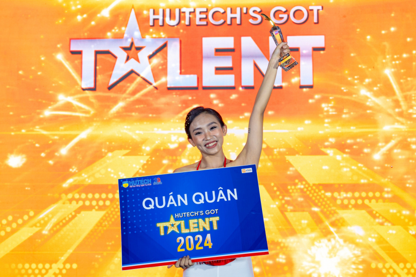 Quán quân HUTECH's Got Talent 2024 đốn tim khán giả với màn trình diễn thể dục nghệ thuật độc đáo - ảnh 2