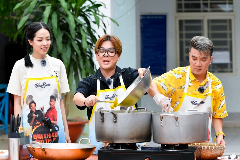 Đàm Vĩnh Hưng bất ngờ đi ra chợ bán cá để kiếm 500 nghìn đồng trong chương trình 'Đại Chiến Ẩm Thực' - ảnh 3