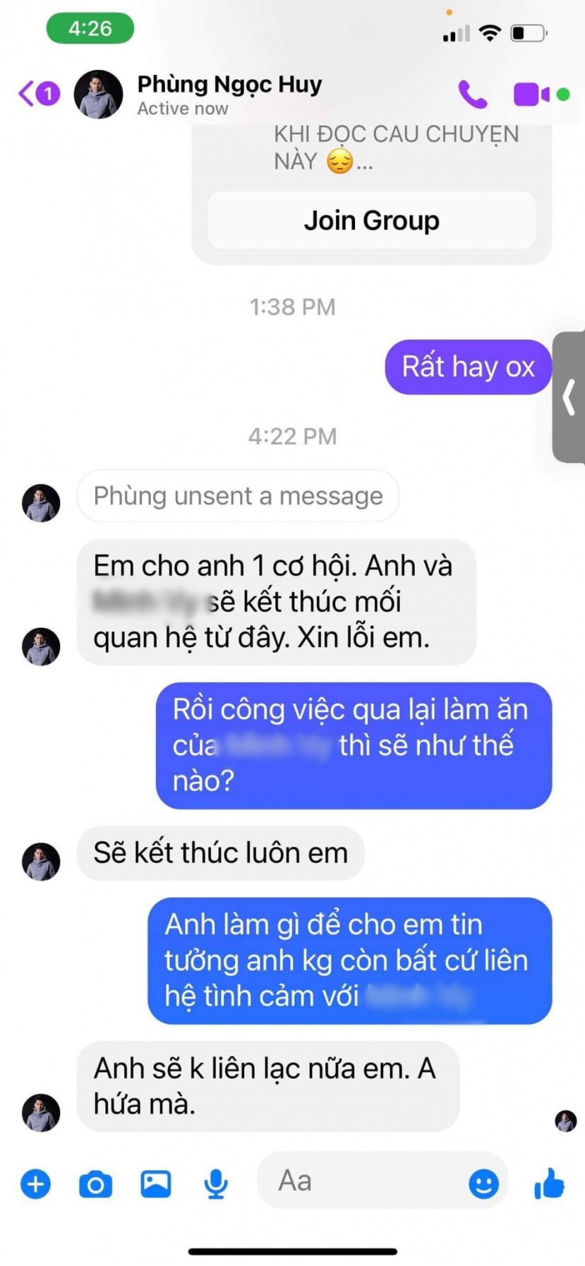 Phùng Ngọc Huy bị tố ngoại tình với gái trẻ trong lúc vợ đang bị ung thư, netizen lo con gái Mai Phương ra sao? - ảnh 4